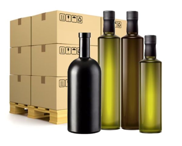 olive oil 500 ml in bottles