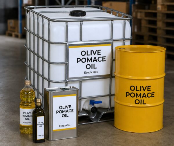 Olive Pomace Oil in Bulk 1000l, Supplier Ezeda Oils